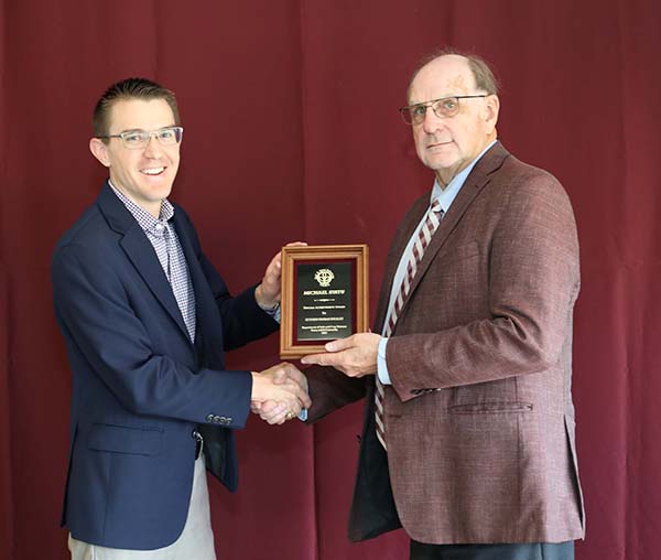 Michael Kuitu with Dr. David Baltensperger